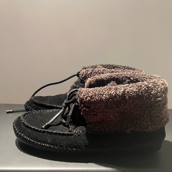 Tory Burch cozy fur boots womens size 9 - Picture 1 of 6